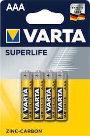 Piles AAA 1.5v par 4 Varta