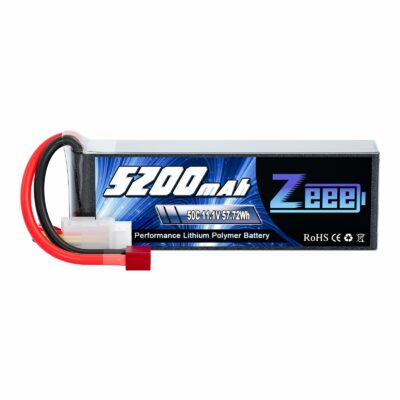 Batterie LiPo 3S Zeee 11,1V 5200mAh 50C avec connecteur T