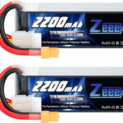 Batterie LiPo 4S Zeee 14,8V 2200mAh 50C avec connecteur T