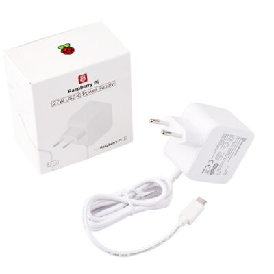 Alimentation officielle Raspberry Pi 5 USB-C 27 W Share Tweet