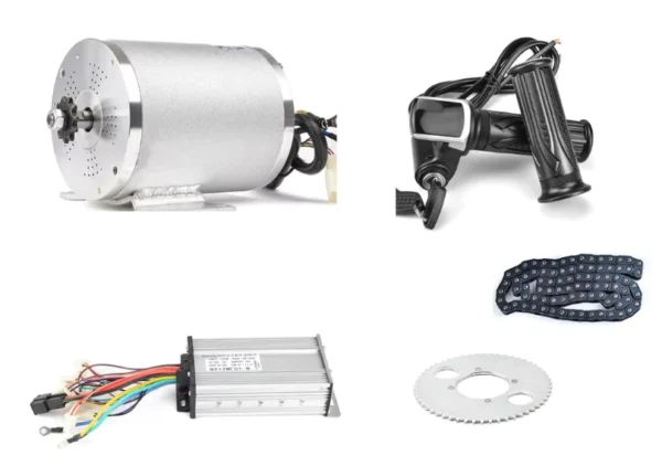 Kit de conversion de vélo électrique sans balais 60 V 72 V Moteur sans
