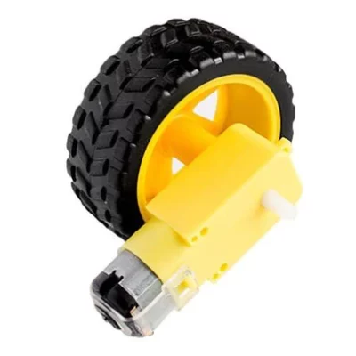 Roue + Moteur 3~ 6VDC
