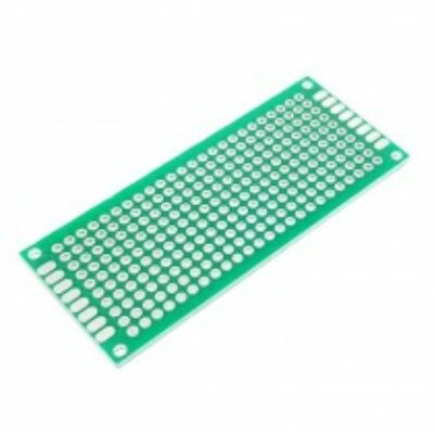 Plaque Perforée 3*7cm Verte Double Face