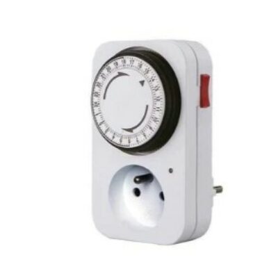 Minuteur 24 Heures E305D3-prise temporisee avec interrupteur