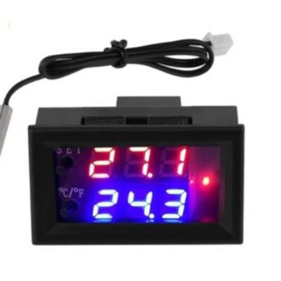Thermostat Contrôleur De Température Numérique Double Affichage