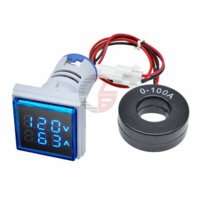 Voltmètre ampèremètre numérique AC 50-500V 0-100A