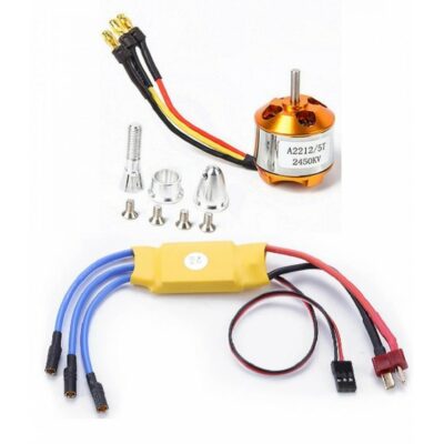 Kit moteur brushless A2212 / 1400KV RC Quadcopters avec variateur de vitesse ESC 30A