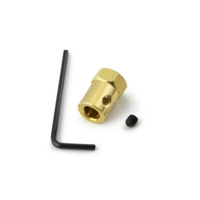 Accouplement Hexagonale pour roue tout terrain L=18mm T=6mm