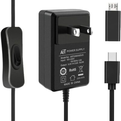 Alimentation 5V 3.6A 18W pour raspberry pi Original