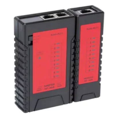 Testeur de câbles LAN, RJ45, RJ11, RJ12