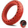 Pneu 8.5x2 Pouces Plein Rouge Pour Trottinette Électrique Xiaomi M365 PRO Renforcé Anti-crevaison