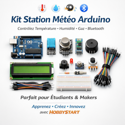 kit  Station météo Arduino avec alerte + Bluetooth